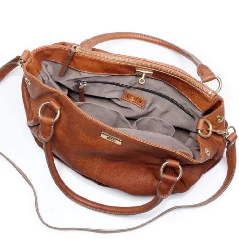 J.CREW ICONIC BROMPTON HOBO BAG-USED